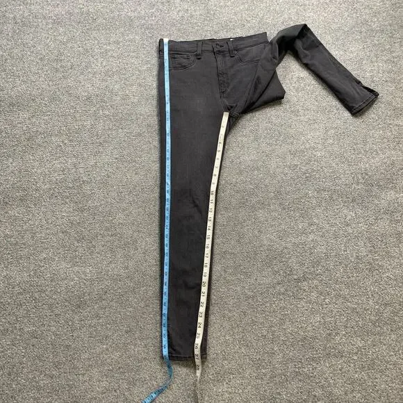 Rag & Bone Jeans Womens 27 Faded Black Denim High Rise Ankle Skinny Stretch - Picture 5 of 11